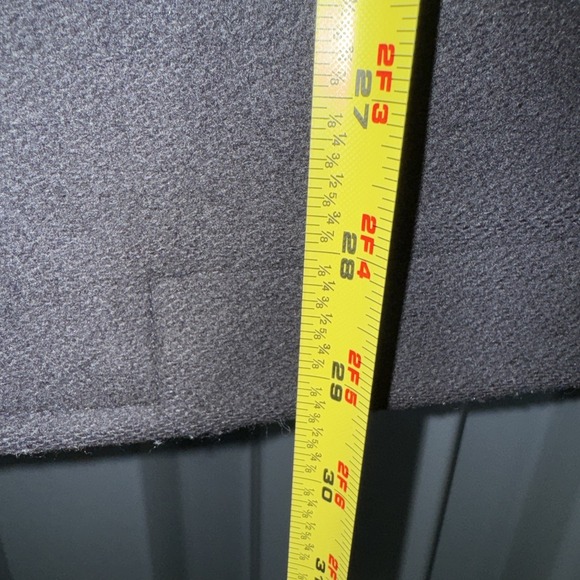 Bond PeaCoat Billy Reid Gray Size:M Made In Italy Wool Men's Jacket - Picture 10 of 13